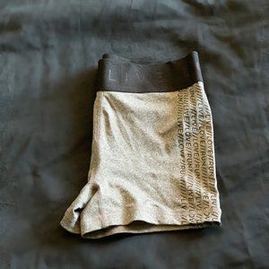 Gray Compression Gym Shorts